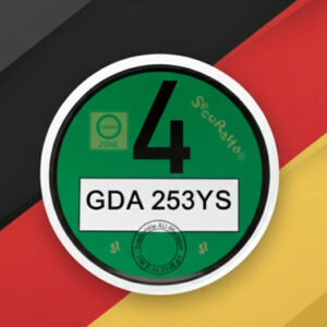 Umweltplakette Plakietka ekologiczna Niemcy